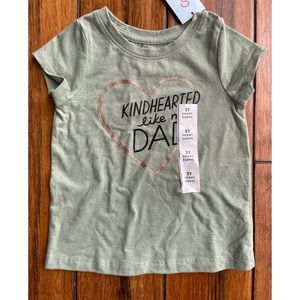 ❗️SOLD “Kindhearted like my dad” Cat & Jack